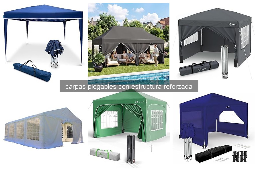 Problemas comunes y soluciones para carpas plegables
