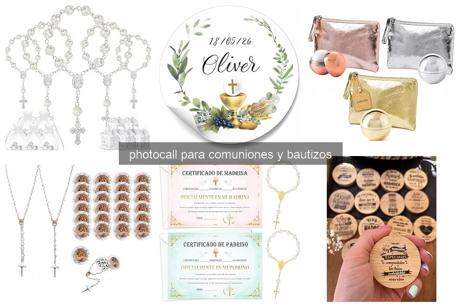 Problemas y soluciones para photocall en comuniones y bautizos