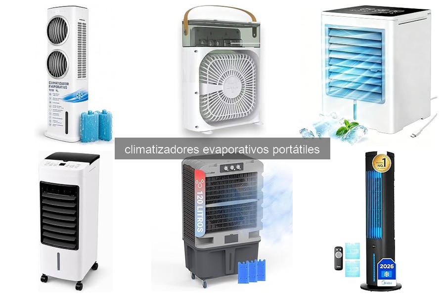 ¿Qué es un climatizador evaporativo portátil y cómo funciona?