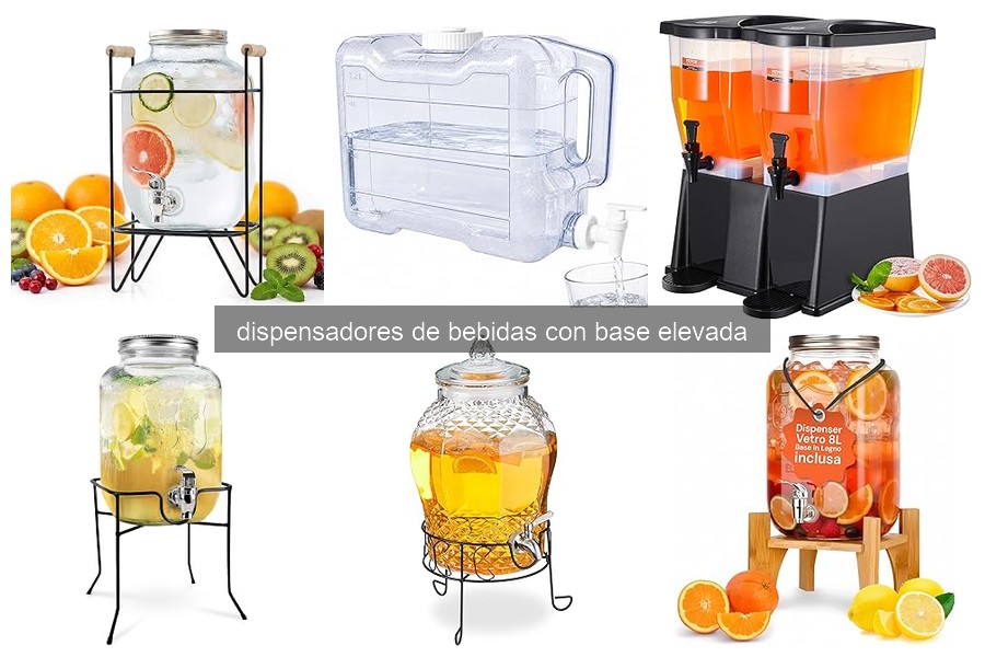 ¿Qué es un dispensador de bebidas con base elevada?