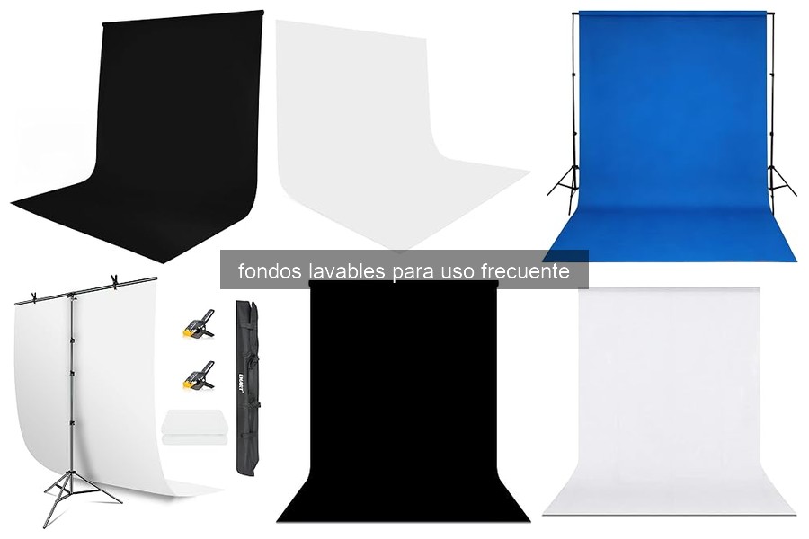 ¿Qué son los fondos lavables para uso frecuente?