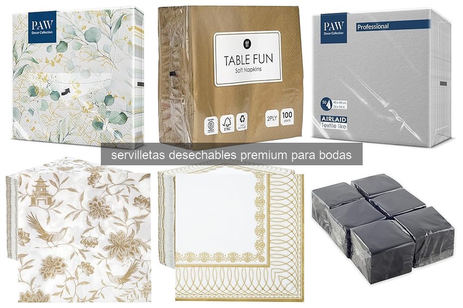 Servilletas Desechables Premium para Bodas: Elegancia y Comodidad