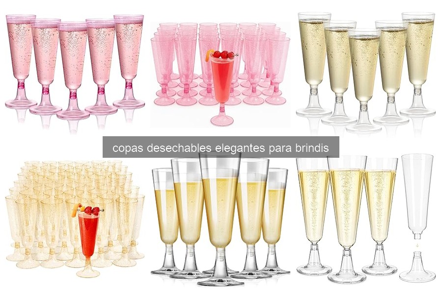 Soluciona problemas comunes con copas desechables elegantes