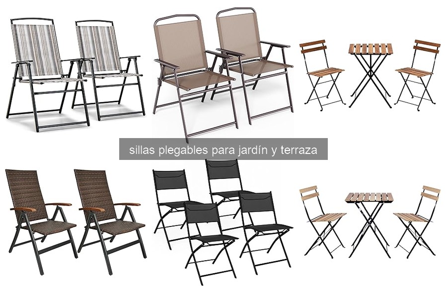 Soluciona problemas comunes con sillas plegables para jardín