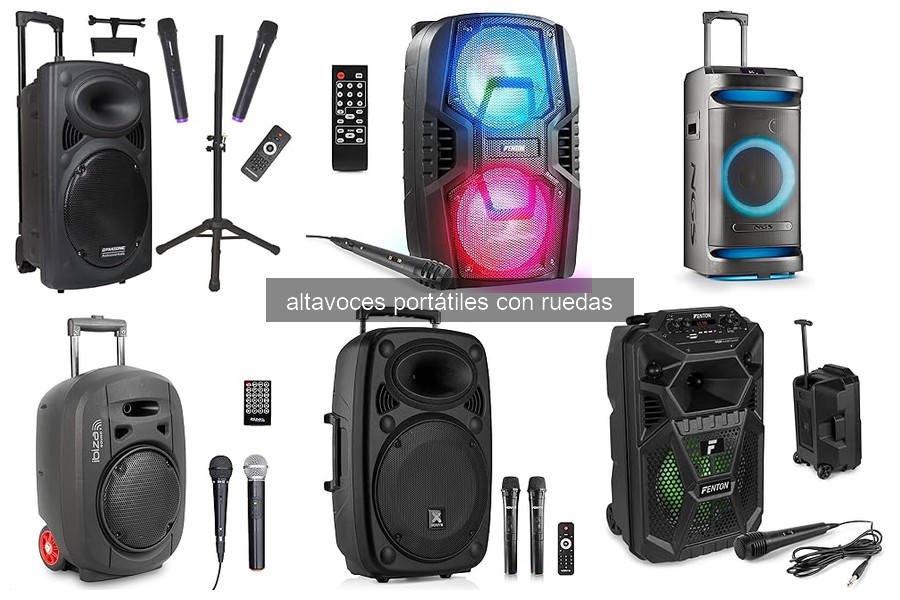 Soluciona Problemas Comunes de Altavoces Portátiles con Ruedas