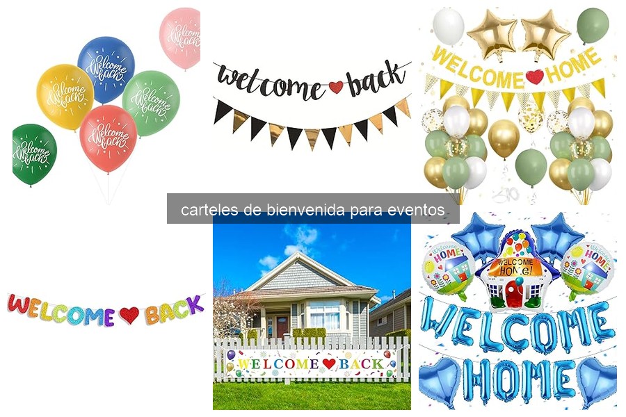 Tipos de Carteles de Bienvenida para Eventos: Guía Completa