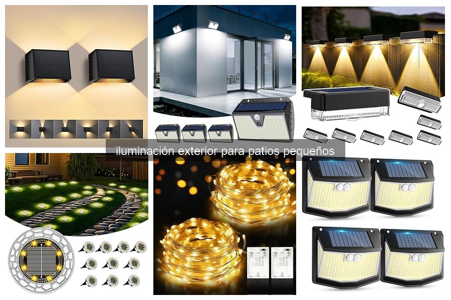 Tipos de iluminación exterior para patios pequeños en 2026