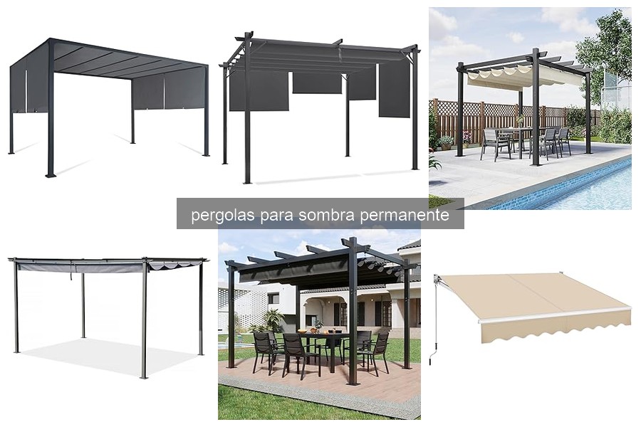 Tipos de pérgolas para sombra permanente: características y beneficios