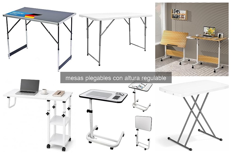 Ventajas de las mesas plegables con altura regulable