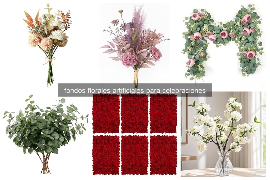 Ventajas de usar fondos florales artificiales en celebraciones