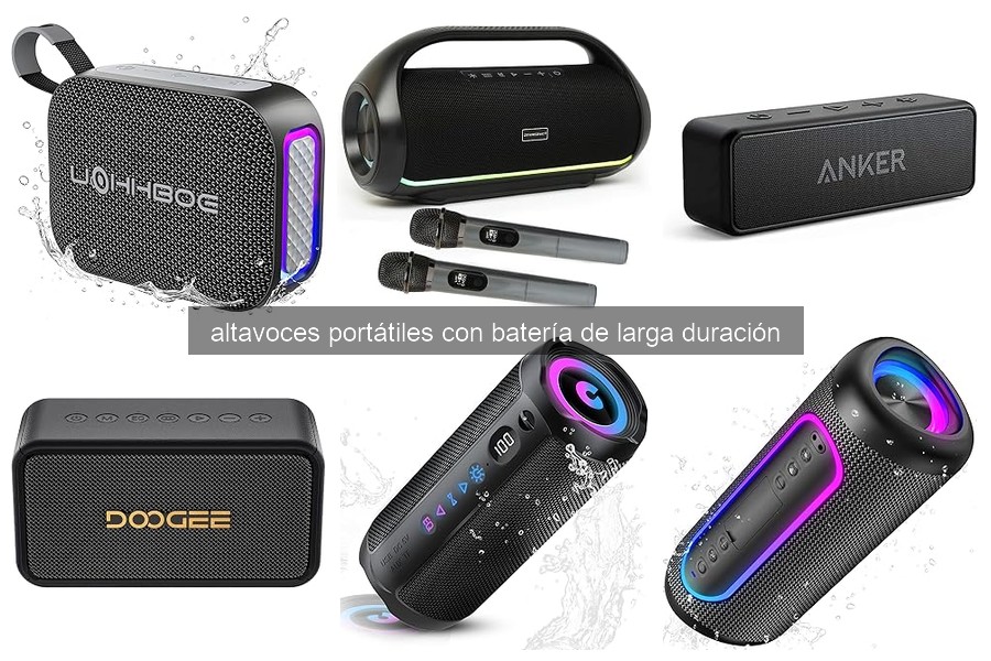 Ventajas y desventajas de altavoces portátiles de larga duración