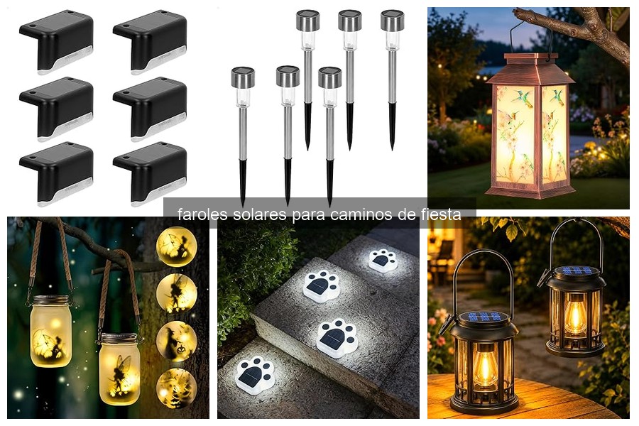 Ventajas y desventajas de faroles solares para caminos de fiesta